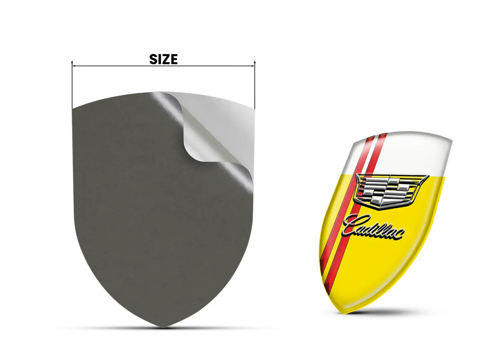 Cadillac Logos Silicone Auto Stylé Max Pro Résistant ST